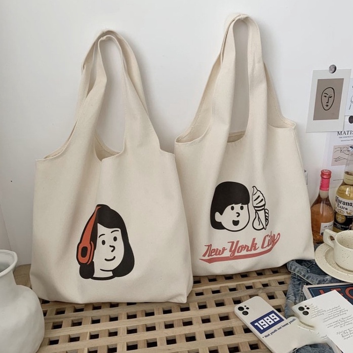 TOTEBAG 3.0 BESAR CANVAS ORIGINAL VINTAGE 8859 BIG CANVAS BAG TAS KANVAS