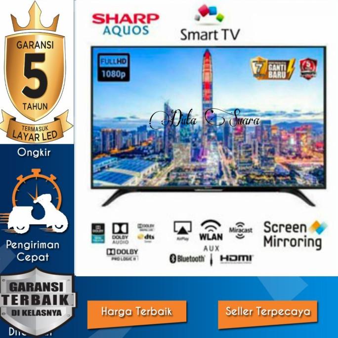 LED TV SHARP 50 Inch 2T-C50AE1i SMART TV Full HD Garansi Resmi 5 Tahun Termurah