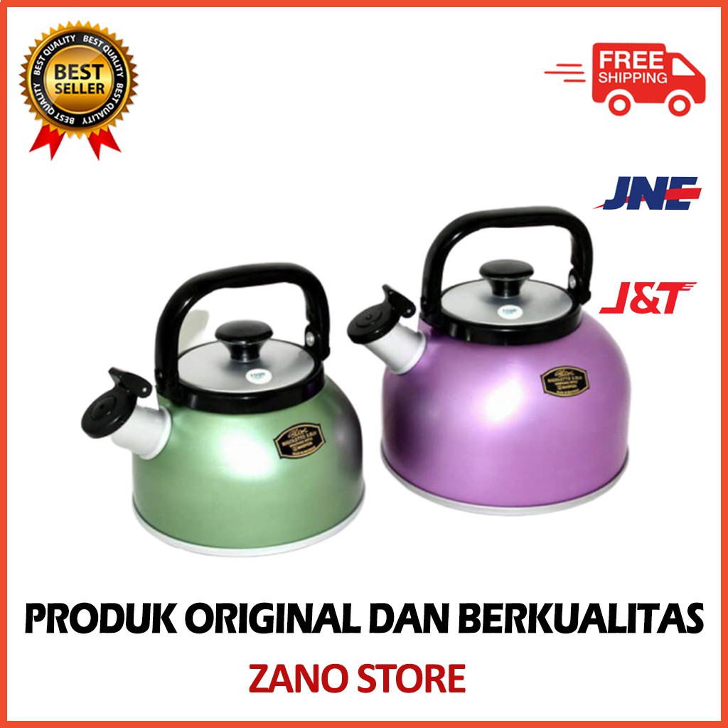 Teko Siul MASPION TEKO BUNYI RIGOLETO 3,5 LITER V0R5 Pemanas Air Cepat Panas Stainless Murah