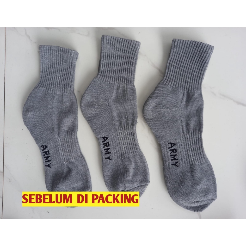 [ada harga grosir murah] KAOS KAKI TEBAL PENDEK 3/4 | KAOS KAKI ARMY/TNI/SECURTY/PELAUT/PENDAKI/ARMY