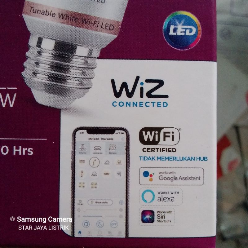 Philips LED Smart WiFi 9W Tunable White&amp;RGB / LED Smart Wifi Dengan Bluetooth 8W&amp;13W Tunable White&amp;RGB