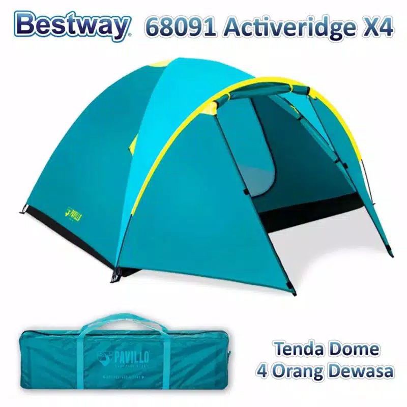 tenda pavillo montana X4 bestway 68091 warna tosca/tenda bestway montana tosca