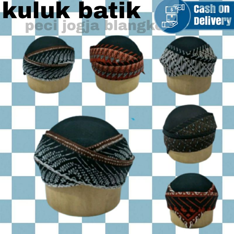peci kuluk santri batik jahit