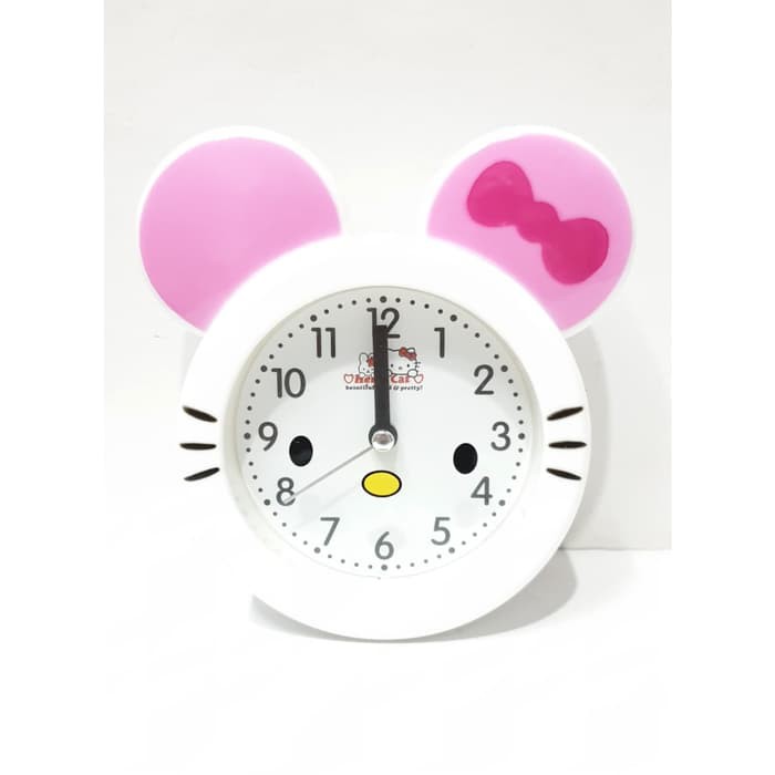 Jual Hello Kitty Jam Weker Alarm Clock Anak Perempuan Tipe J Murah