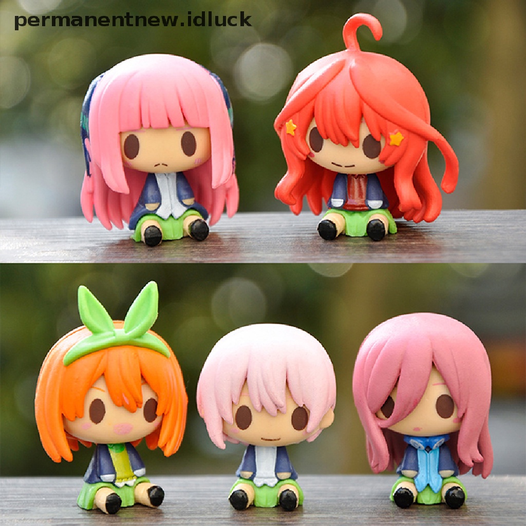 5pcs Mainan Action Figure Model Kartun Anime The Quintessential Quintuplets Untuk Hadiah