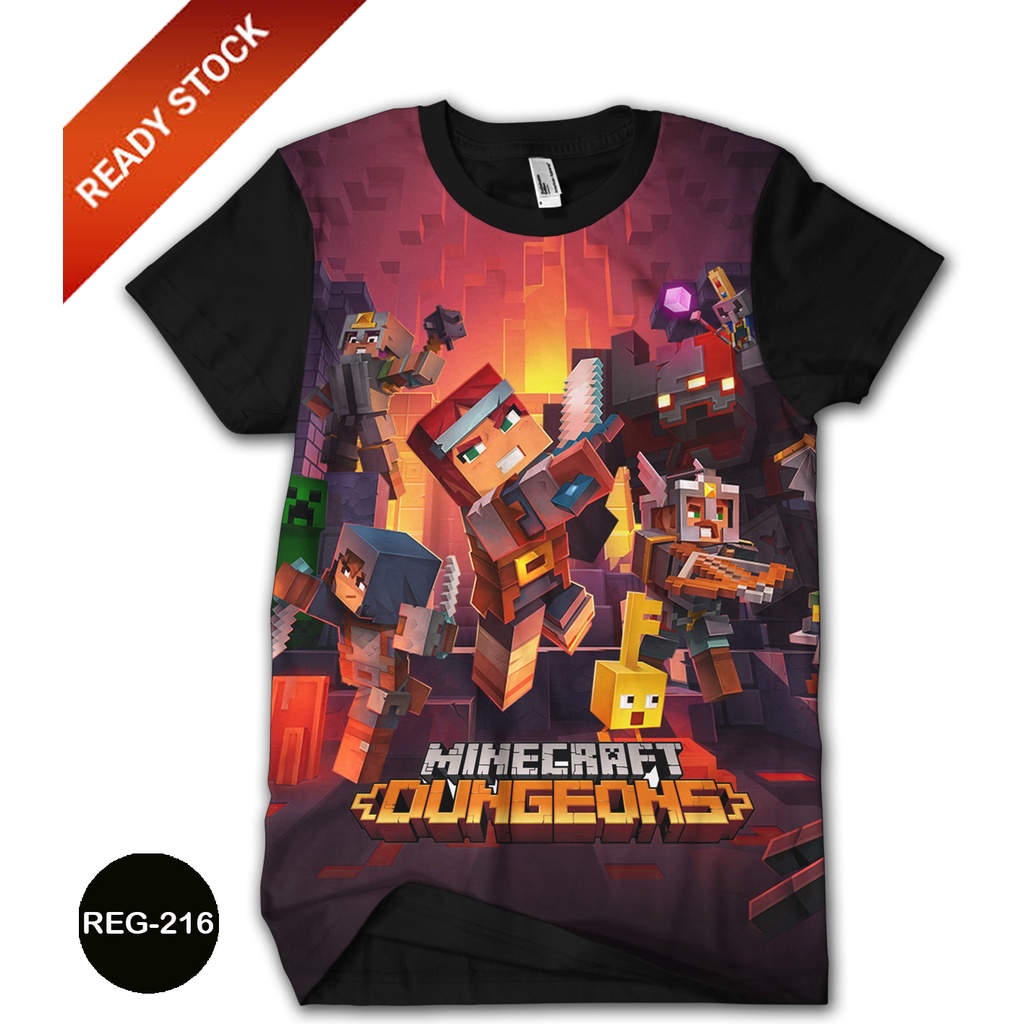 Baju Minecraft Baju Minecraft Game Animasi Anak REG-216
