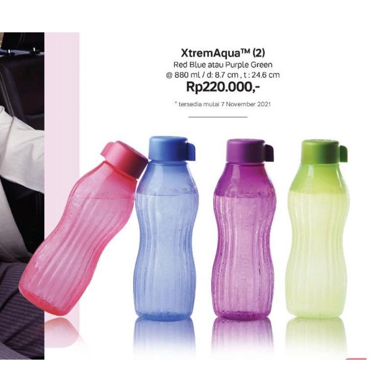 Xtreme Aqua/ Botol minum/100% Tupperware
