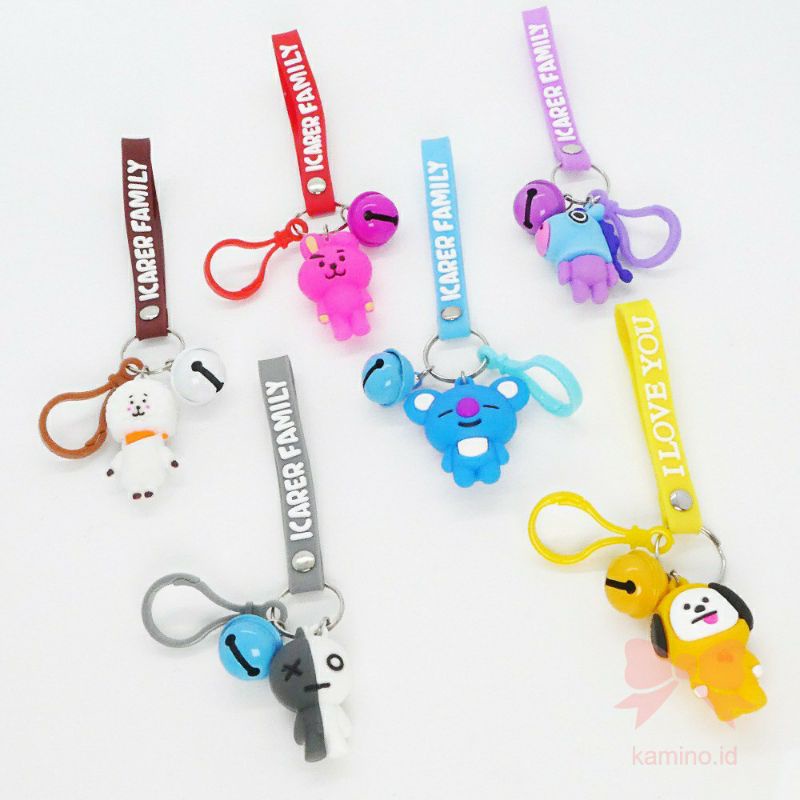 Gantungan kunci BT21 lucu / Gantungan kunci BtS import murah
