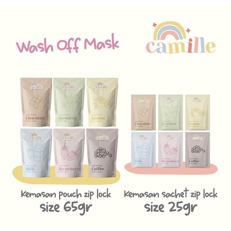 [RESELLER RESMI] MASK CAMILLE (25gr&65gr)