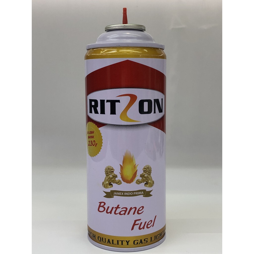 GAS RITZON 230gr/ REFILL ISI ULANG KOREK GAS BUTANE