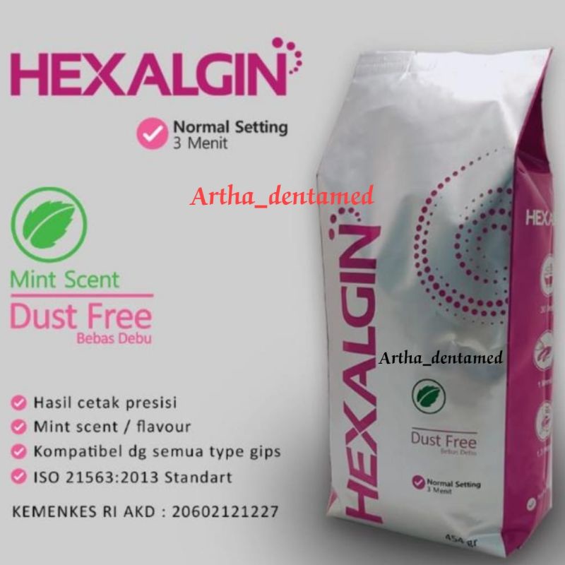 DENTAL ALGINATE HEXALGIN serupa HYGEDENT