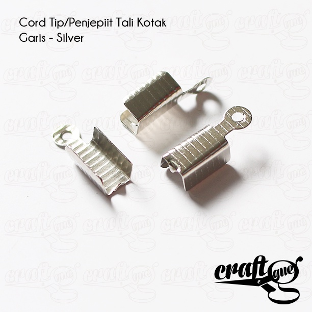 Penjepit Tali Kotak/Cord Tip (50GRAM)