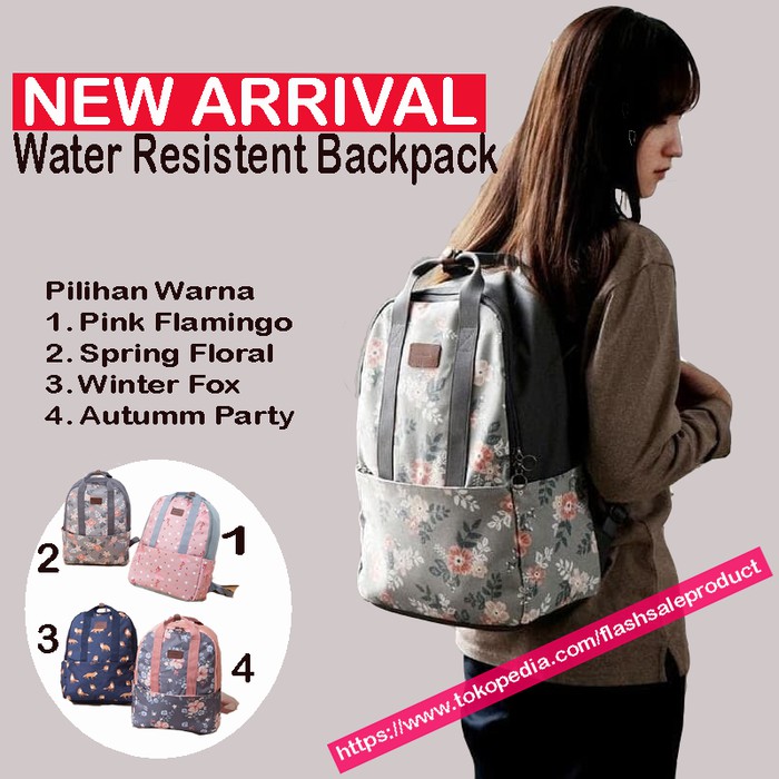 Tas Backpack Wanita - Tas Laptop Backpack - Tas Import Wanita Korea