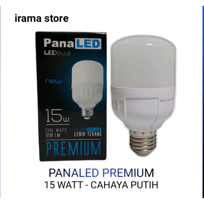 Lampu LED Capsul 15 Watt New PanaLED Premium By Produk LUBY Cahaya Putih