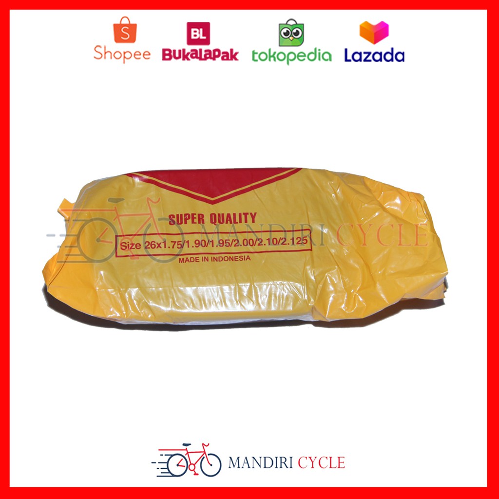 Ban Dalam Sepeda Ukuran 26 Lucky Stone MTB Federal