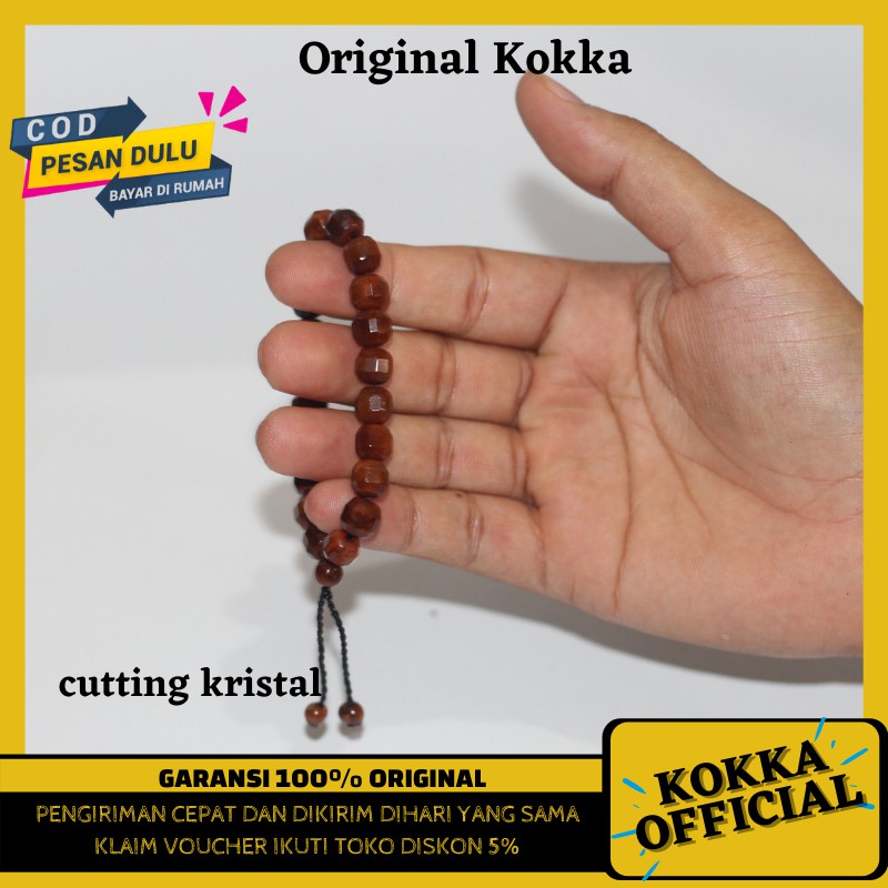 Gelang Kaokah Cutting Kristal Original Gelang Kayu Kauka Kaoka Kaukah By Kokka Official