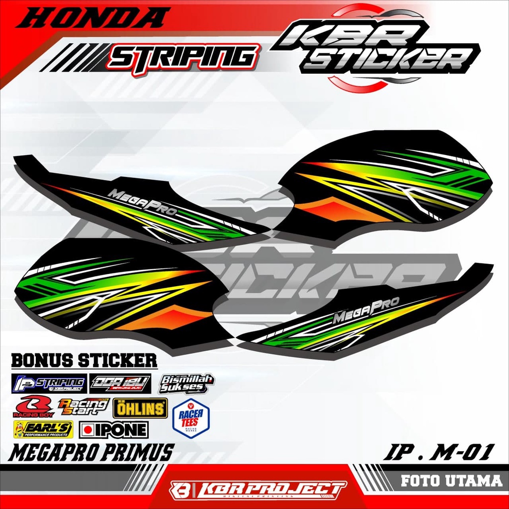 MEGAPRO PRIMUS (COD) STICKER STRIPING MOTOR - MEGAPRO PRIMUS.01