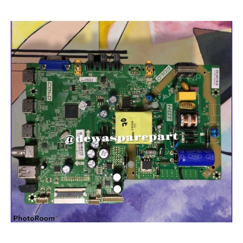MB - MAINBOARD - MESIN TV PANASONIC TH 43E302 G - 43D302G - 43D1600 - 43 E 302 G - 43 E