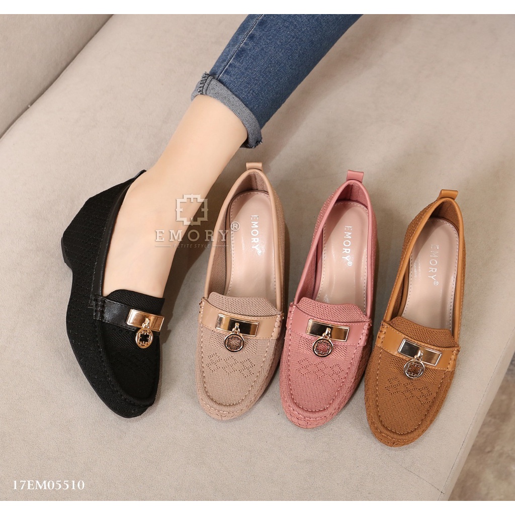 6.6 SALE &gt; EMORY Samaya Sepatu Wanita Wedges #17EMO5510