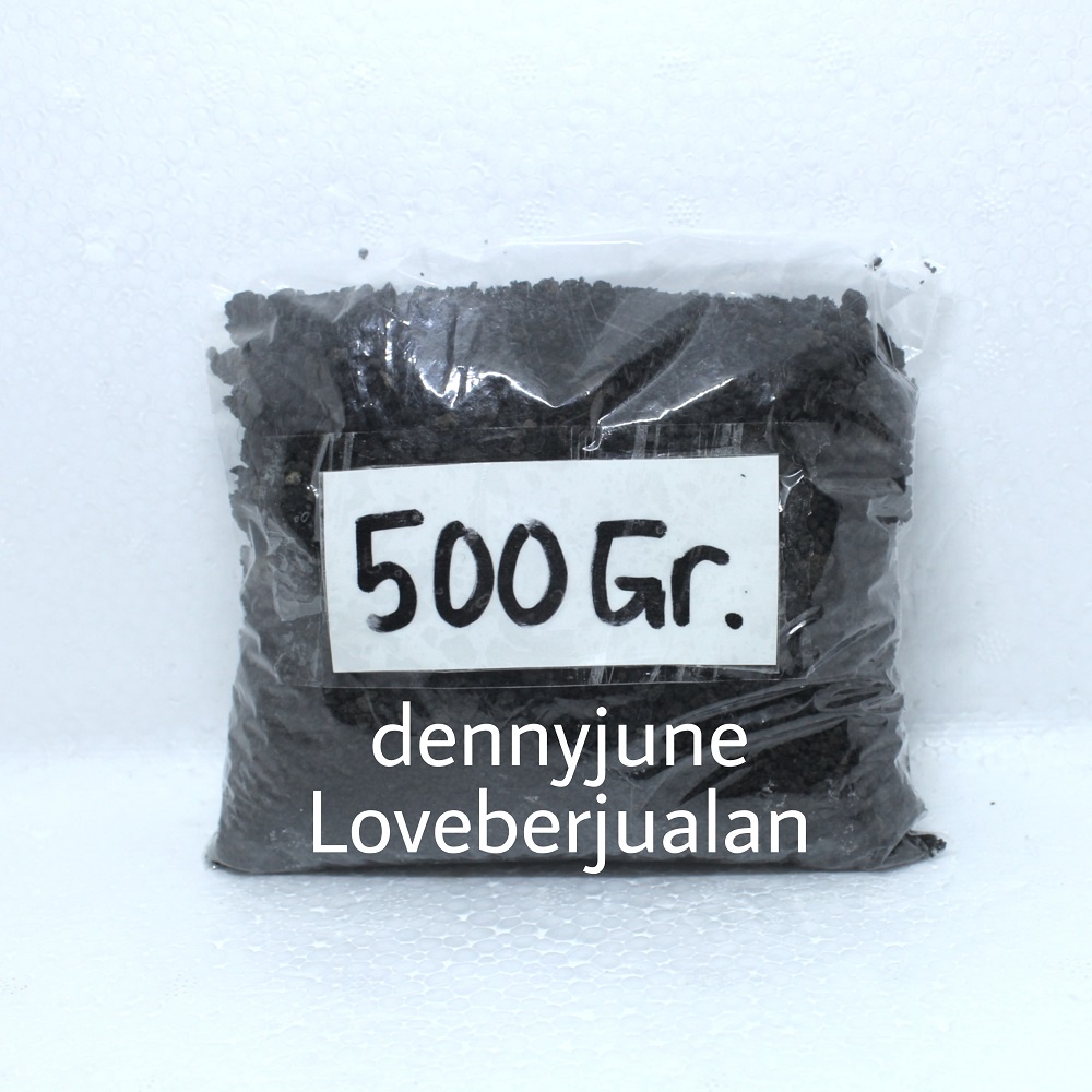 Pasir Malang Hitam Kasar/Halus 500G Media Tanam Aquascape AquariuM