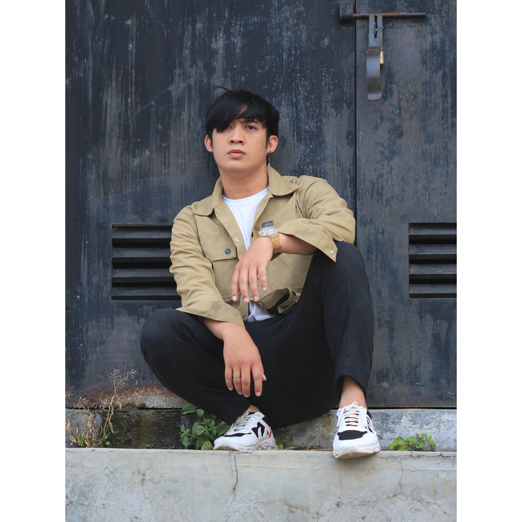 (Bisa COD) Jaket Semi Parka Kanvas TR//Trucker Canvas//Jaket Kanvas//Jacket Canvas-4