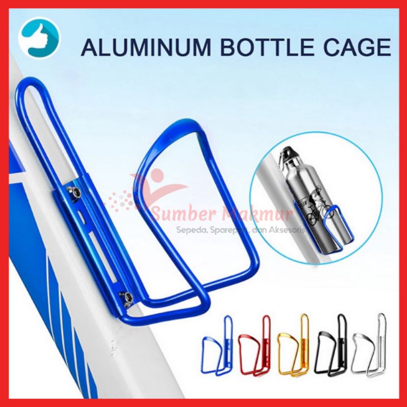 Holder Tempat Botol Air Minum Sepeda Alumunium Alloy Wadah Tempat Air