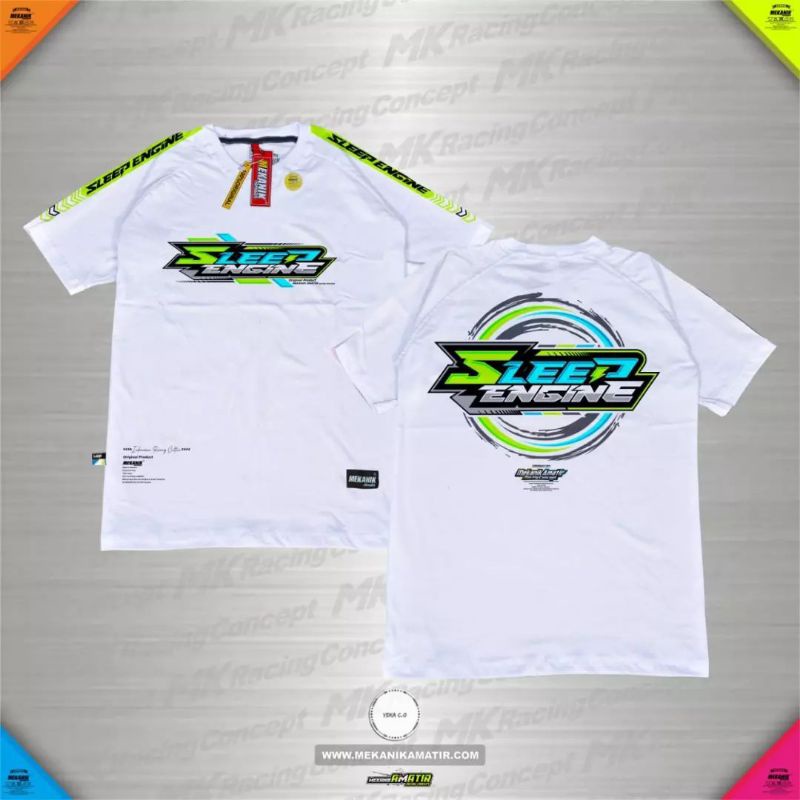 T-shirt sleep engine petir/t-shirt sleep engine/t-shirt racing