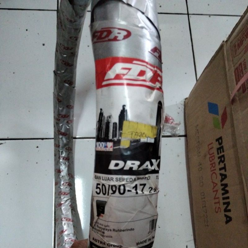 Ban Luar FDR DRAX 50/90 -17 Tube Type Ban Sepeda Motor Bebek Sport Kecil Tire Drag Donat 200 50 90 R