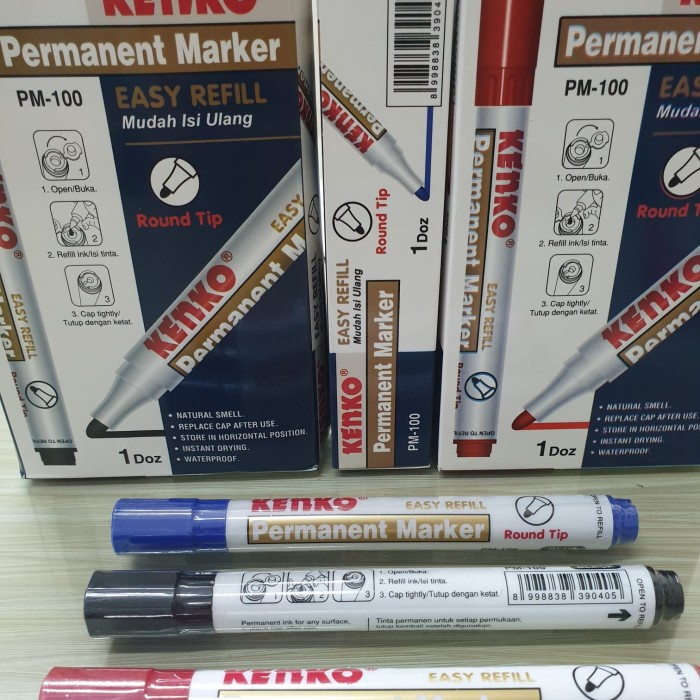 

Cantik Permanent Marker Kenko Pm-100 (Lusin) Sale!!!