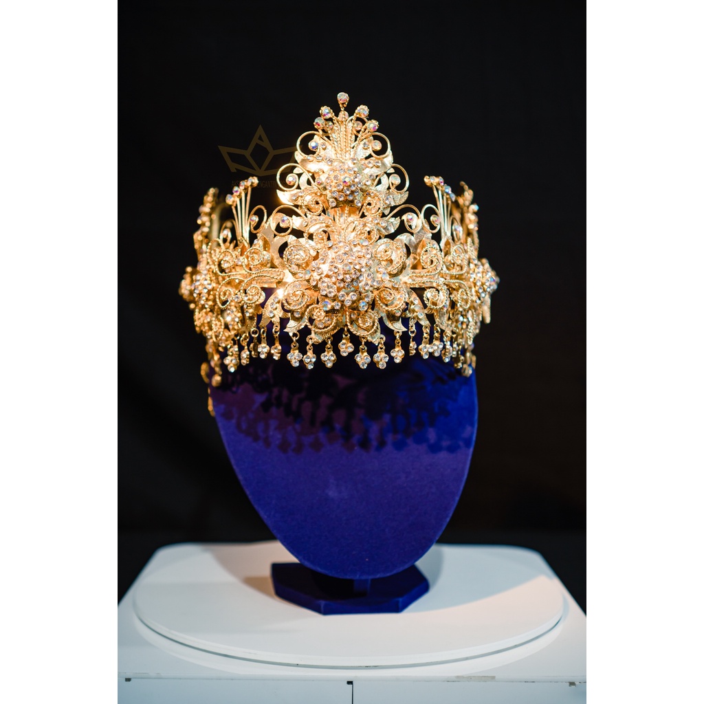 Siger Vanny 3D Gold/mentul/Kembang goywang/Jurai/Rumbai/Tirai/Siger manten/siger sunda pengantin mur