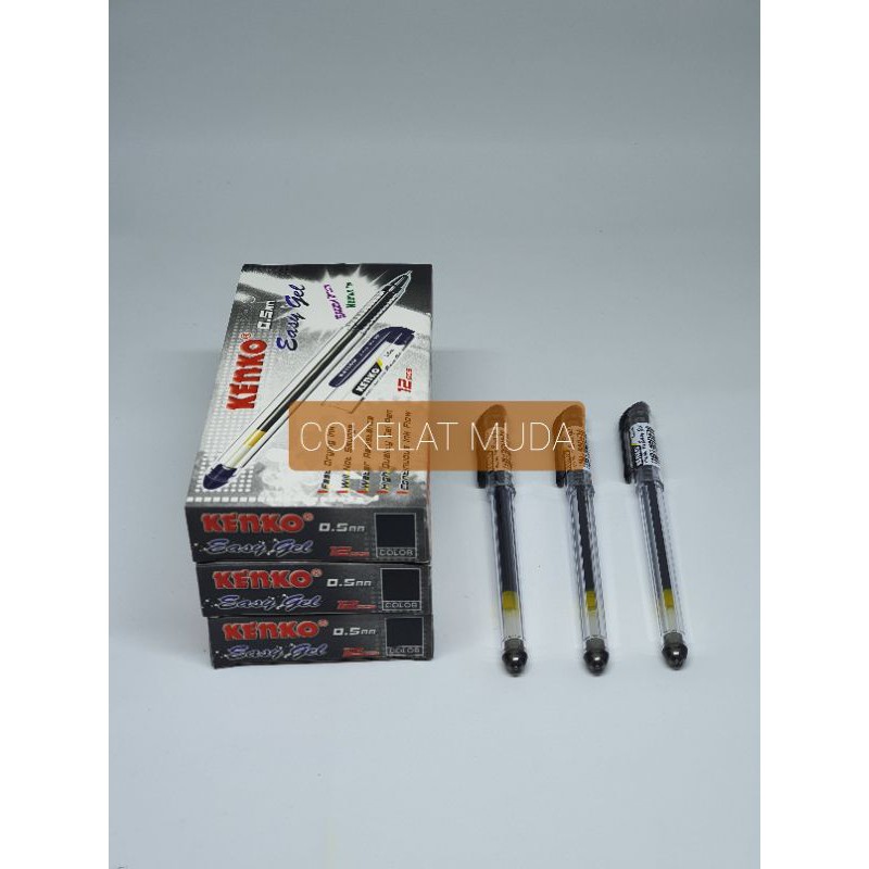 

Pen / Pulpen Kenko Easy Gel 0.5 (Lusin)