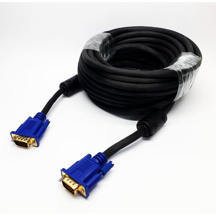 Kabel VGA gold platted - 3+5 - High Quality for Projector 10 Meter - 669793