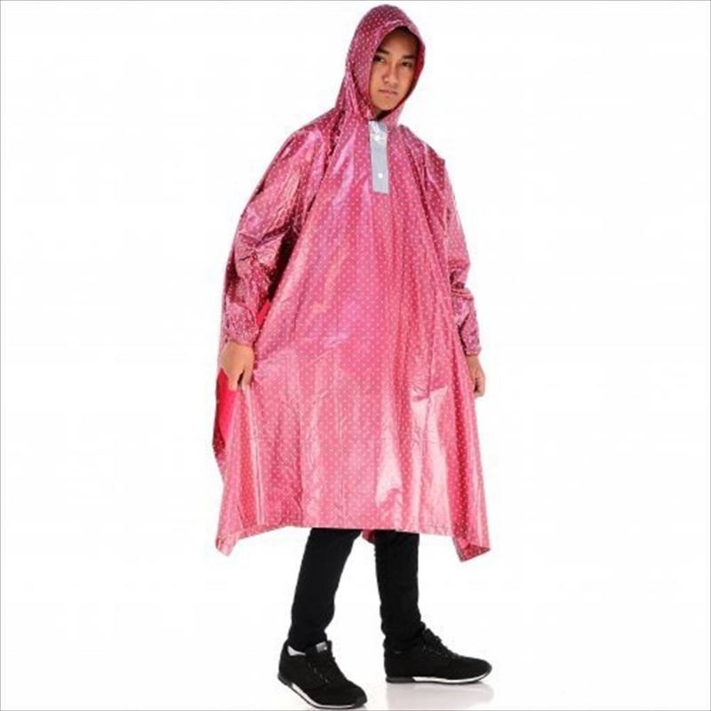 Jas hujan ponco lengan polkadot dewasa / Jas Hujan Pria / jas hujan wanita / Jas Hujan Ponco /  Plev