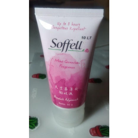 soffell tube 50g,lotion penolak nyamuk