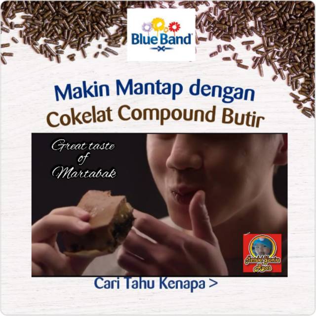 

Cokelat Butir Blueband Master Repack