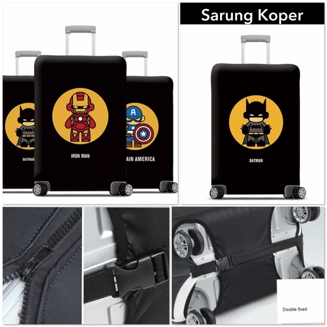 SUPERHERO LUGGAGE COVER - sarung koper