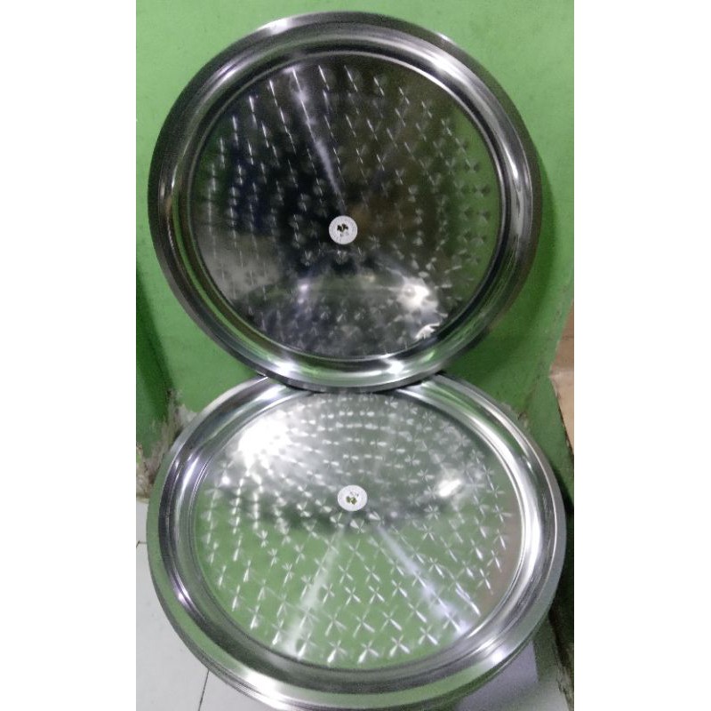 nampan bulat stainless KS 70 cm 304