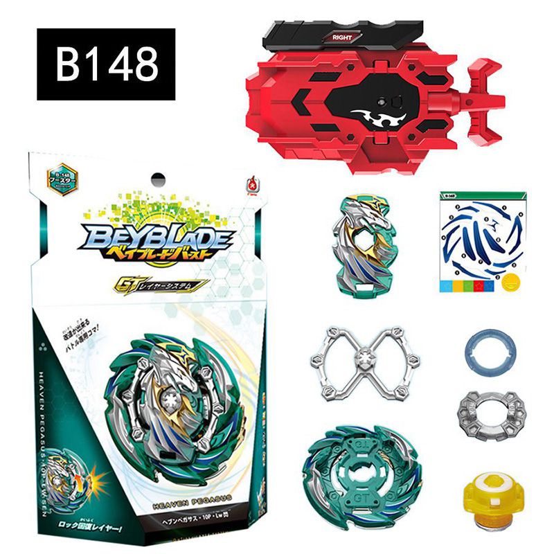 Gt Burst Beyblade B148 HEAVEN PEGASUS.10P.Lw Dengan Penggaris/ Hadiah Mainan Peluncur Kawat
