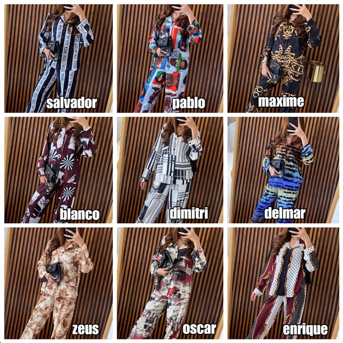 CE HOMEWEAR - BONJOUR SET LONG SLEEVE / LENGAN PANJANG [READY STOCK]