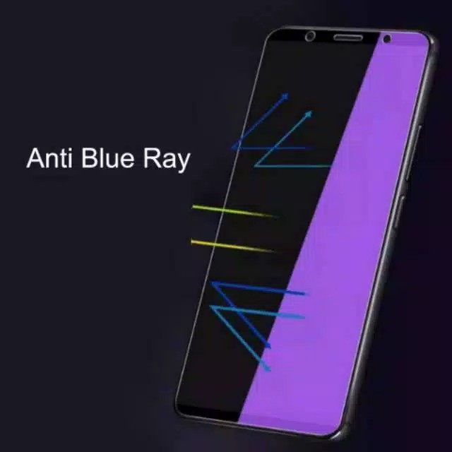 Tempered Glass Full Anti Blue Light/Radiasi Oppo Reno Reno 10 kali Zoom A52 A72 A92 A83 A37 F3 Tg