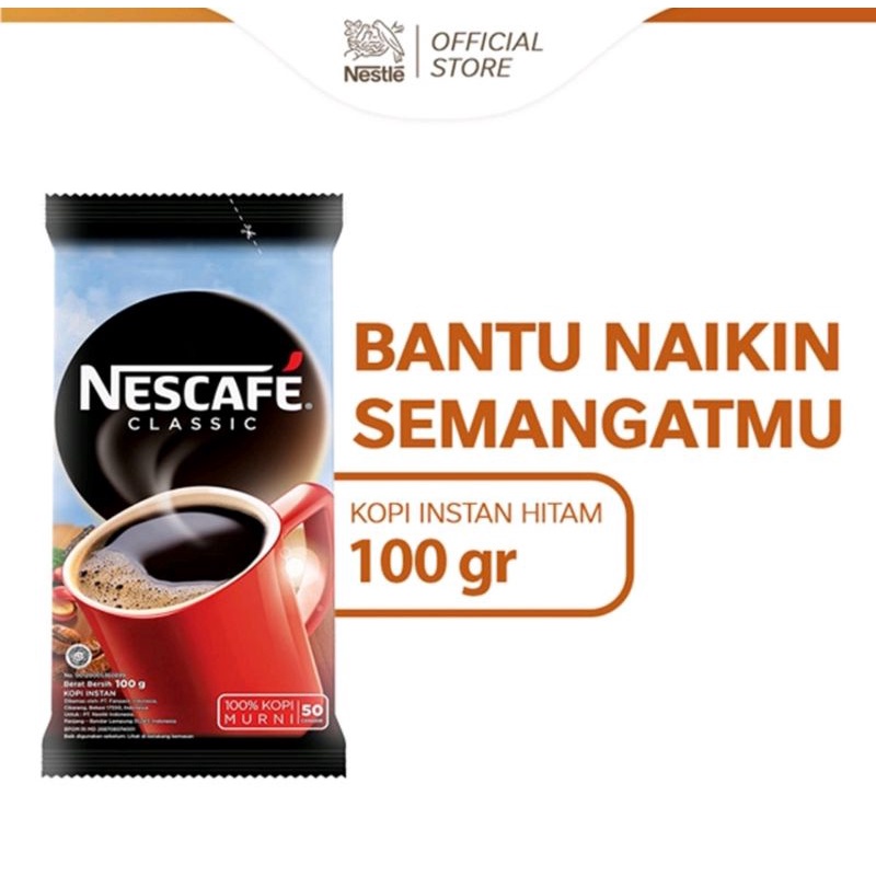 

Nescafe Classic kemasan Bag 100gr