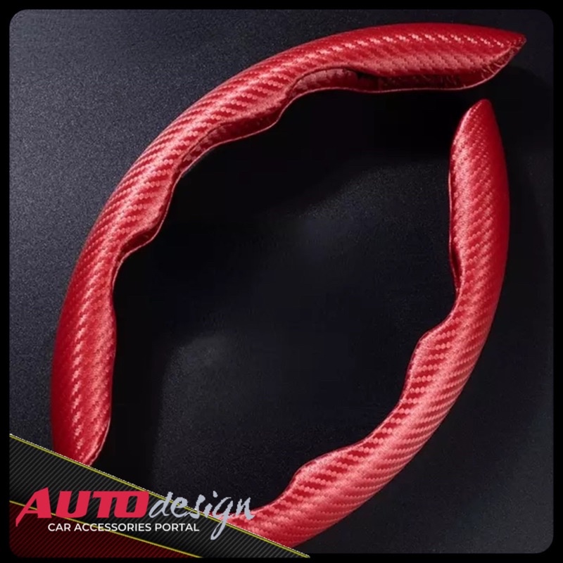 Cover Stir Mobil Sarung Setir Mobil Motif Carbon Universal Kualitas Terbaik