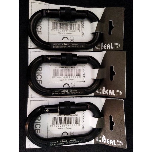 CARABINER BEAL SCREW O LIGHT
