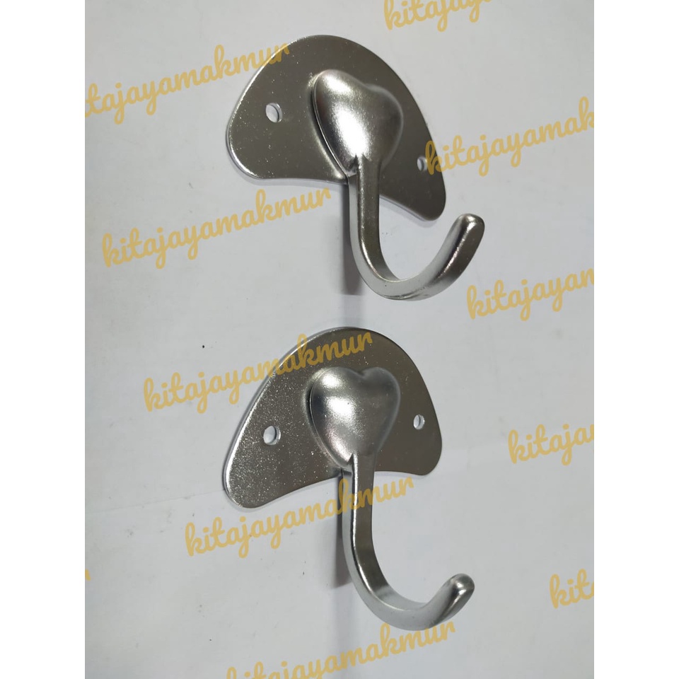 GANTUNGAN BAJU DINDING / KAPASATOR STAINLESS STELL KAIT MURAH