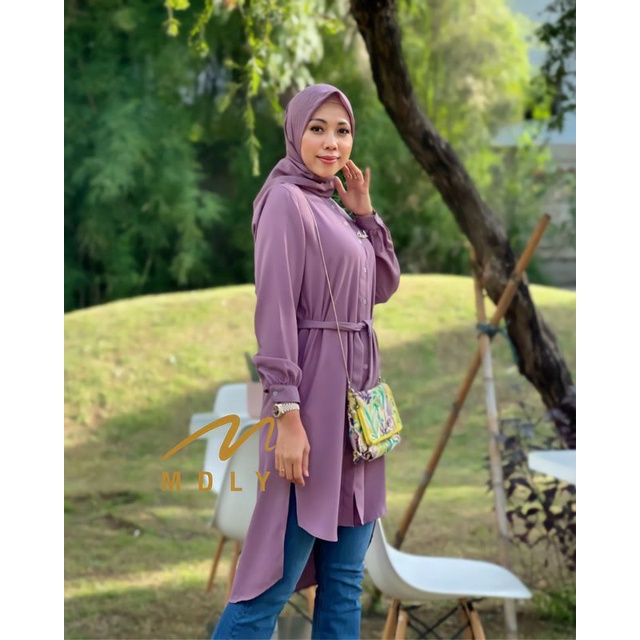 BAJU ATASAN TUNIK PREMIUM WANITA TERBARU ZALIKA By MDLY