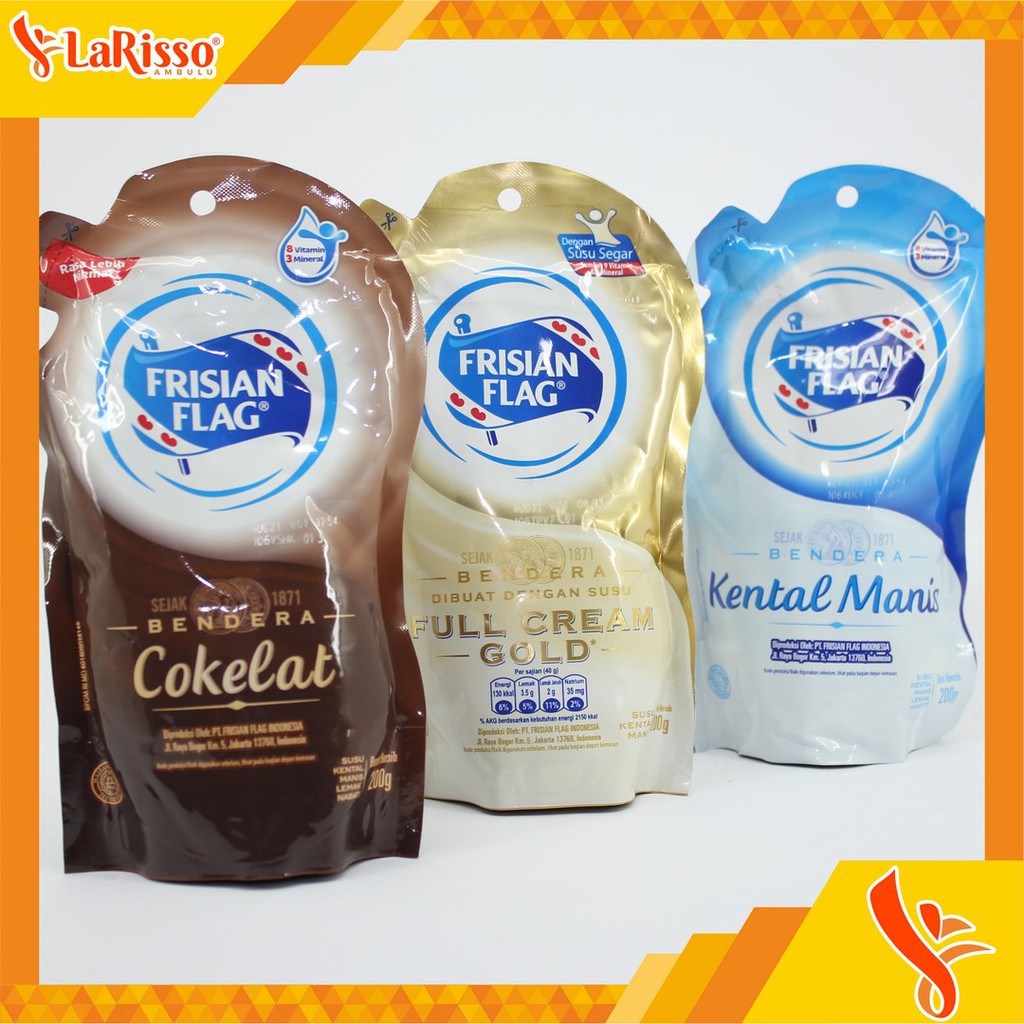 

FRISIAN FLAG SUSU KENTAL MANIS POUCH 280ML ALL VARIAN