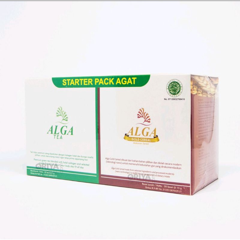 PAKET AGAT (Alga tea + Alga Gold )