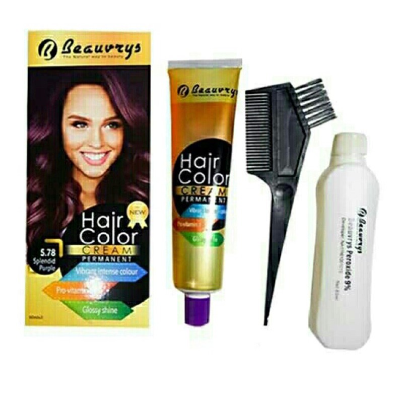 [ free sisir dan sarung tanggan ] beauvrys hair colour / cat rambut beauvrys