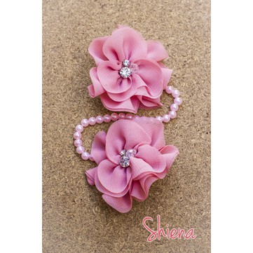 Brooch/Bross Bunga Mutiara Hijab/Baju Handmade Korea/Korean Style Wanita/Anak Shiena Accesories
