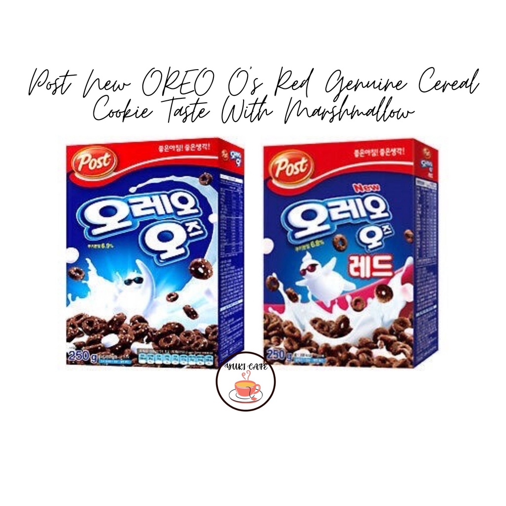 

SEREAL - POST NEW OREO O'S RED GENUINE CEREAL COOKIE TASTE WITH MARSHMALLOW